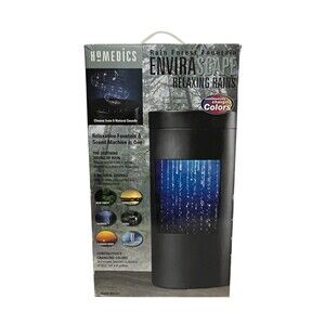 Homedics WRF-REL EnviraScape Rain Forest Fountain Relaxing Rains 2003 NEW IN BOX